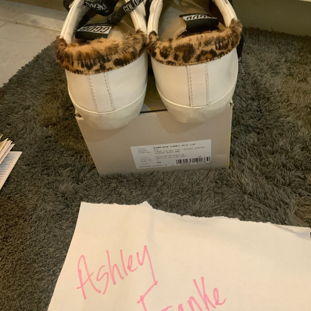 Golden Goose Kids Leopard Superstars - Picture 3 of 3